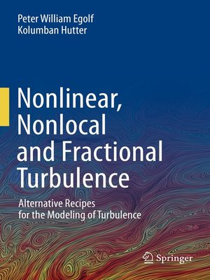 cover image of Nonlinear, Nonlocal and Fractional Turbulence